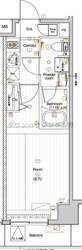 PREMIUMCUBE森下の物件間取画像